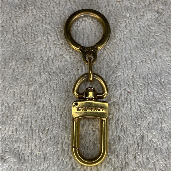 Louis Vuitton Anneau Cles Key Ring in Goldtone Metal (3in) [A] - Picture 1 of 5